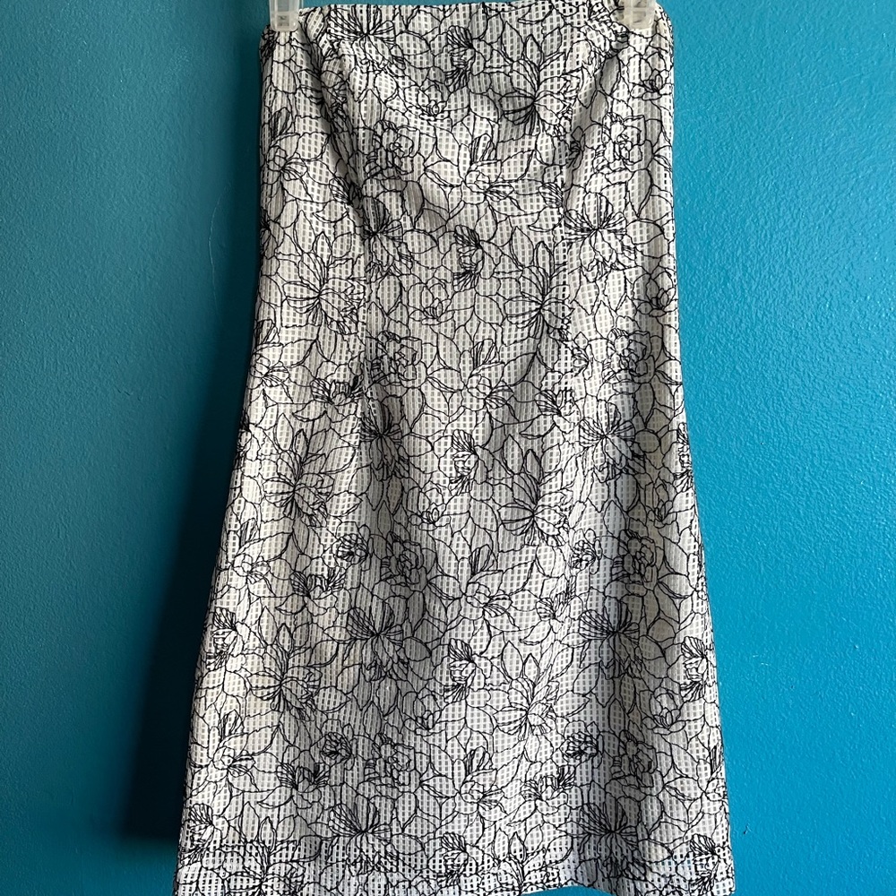 Strapless dress!